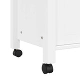 Kitchen Trolley MONZA 84x40x88.5 cm Solid Wood Pine 376108