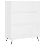 Highboard White 69.5x34x180 cm Engineered Wood 3196043