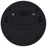 Outdoor Solar Wall Lamps LED 12 pcs Round Black 44472