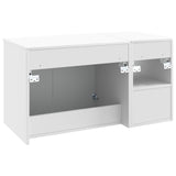 Bathroom Furniture Set 2 pcs High Gloss White Engineered Wood 3404118