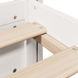 Bed Frame with Headboard without Mattress White 75x190 cm Small Single 3306747