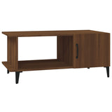 Coffee Table Brown Oak 90x50x40 cm Engineered Wood 817548