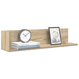Wall Shelves 2 pcs Sonoma Oak 75x16.5x16.5 cm Engineered Wood 860033