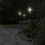 Outdoor Floor Lamp Black 100 cm Stainless Steel 4006347