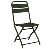 Garden Folding Chair Folding 2 pcs Green 42 x 52 x82cm 42002937
