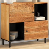 Side Cabinet 80x33x75 cm Solid Wood Acacia 356882