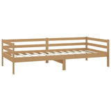 ZNTS Day Bed without Mattress Honey Brown Solid Wood Pine 90x200cm 806933