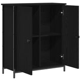 Sideboard Black Oak 70 x 30 x 80 cm Engineered Wood 862975