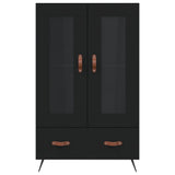 Highboard Black 69.5x31x115 cm Engineered Wood 828269