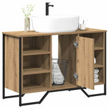 Bathroom Sink Cabinet with Shelf Artisan Oak 91 x 35 x 60 cm 869184