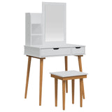 Dressing Table Set FAUSKE 4 pcs White 76 x 50 x 143 cm 3438593