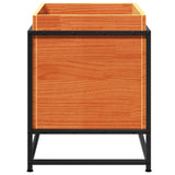Garden Planter Wax Brown 60x40x50 cm Solid Wood Pine 847025