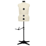 Adjustable Dress Form Female Cream L Size 44-50 288490