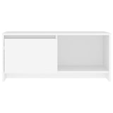 TV Cabinet White 90x35x40 cm Engineered Wood 809782