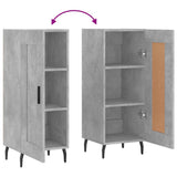 Sideboard Concrete Grey 34.5x34x90 cm Engineered Wood 830464