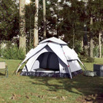 Camping Tent Dome 4-Person White Blackout Fabric Quick Release 4004184