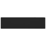 Bathroom Sink with Overflow Ceramic Matt Black 146997