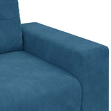 Sofa 2 pcs Blue Fabric 3324730