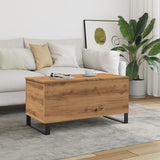 ZNTS Coffee Table Artisan Oak 90x44.5x45 cm Engineered Wood 857443