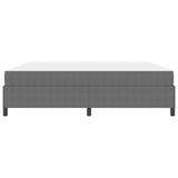 Bed Frame with Mattress Light Grey 200 x 200 cm Fabric 3399140