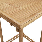 Outdoor Bar Table Square 55x55x100 cm Bamboo 4108229