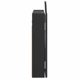 Dartboard Cabinet Black 56 x 12 x 63 cm Engineered Wood 8006652