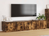 TV Cabinet Smoked Oak 180 x 38 x 49 cm Engineered Wood 3376148