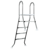 Partially in-Ground Pool Ladder 195 x 116 cm 4-Step 42032426