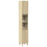 3 Piece Bathroom Furniture Set Sonoma Oak Engineered Wood 3325079