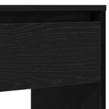 Console Table Black Oak 89x41x76.5 cm Engineered Wood 862081