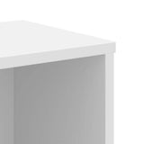 Bookcase White 50x25x105 cm Engineered Wood 852789