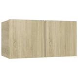 8 Piece TV Cabinet Set Sonoma Oak Engineered Wood 3079006