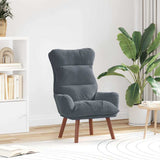Armchair Dark Grey 69 x 74 x 93 cm Velvet 42001835