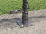 Welded Wire Fence with Concrete Base 10 x 0.6 m 3353613