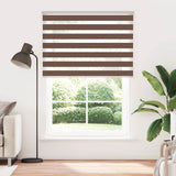Zebra Blind Brown 165x200 cm Fabric Width 160.9 cm Polyester 4014378