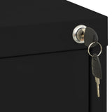Filing Cabinet Black 46x62x72.5 cm Steel 336272
