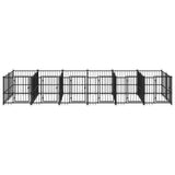 Outdoor Dog Kennel Steel 11.26 m 3124583