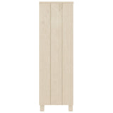 Book Cabinet HAMAR Honey Brown 85x35x112 cm Solid Wood Pine 340484