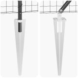 Welded Wire Fence with Spikes 10 x 1.2 m 3350630
