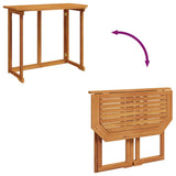 Bistro Table 90x50x75 cm Solid Acacia Wood 44039