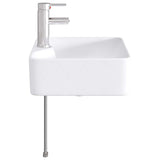 Bathroom Wash Basin Chrome 48.5 x 37.5 x 13 cm Metal 890230