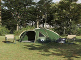 Dome Tent 4-Person 308 x 268 x 130 cm Waterproof Green Taffeta 42001008
