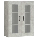 Hanging Wall Cabinet Concrete Grey 69.5x34x90 cm 812289