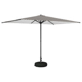 Garden Parasol with Base 200 x 300 cm Polyester Rectangular 42036211