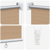 43423 Outdoor Roller Blind 240x140 cm Beige