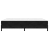 Box Spring Bed with Mattress Black 140 x 220 cm Fabric 3398793