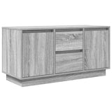 TV Cabinet with LED Lights Grey Sonoma 100x41x50 cm 861414