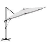 Roma Parasol Beige 286 x 284 x 265 cm Aluminium and Polyester 42003335