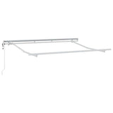 Retractable Awning White 350 x 200 cm Fabric 3329725