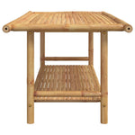 ZNTS Coffee Table 110x55x45 cm Bamboo 366474